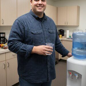 Ralph Lauren True Indigo Washed Style Checkered Work Shirt, XL